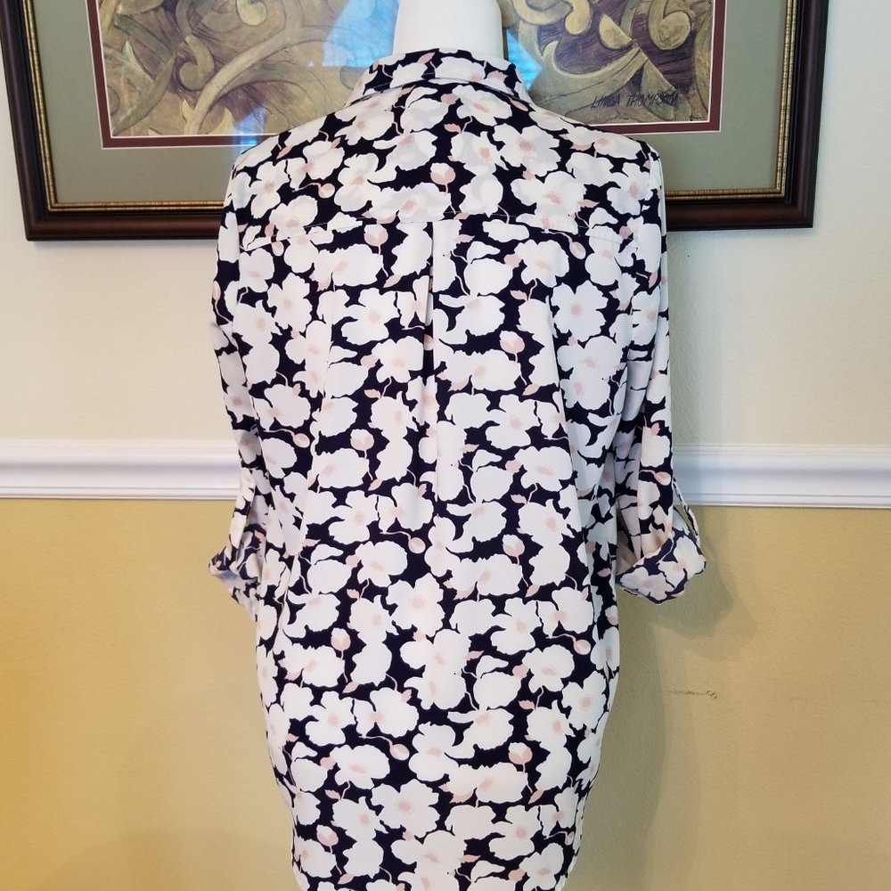 Skies are Blue  Kaulin Button Down Blouse M - Picture 5 of 7